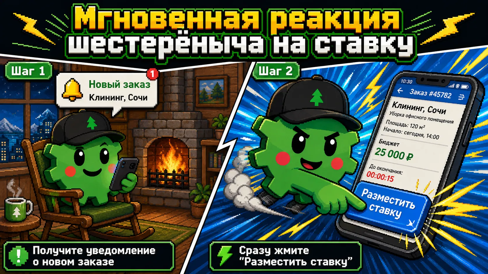 Ставьте быстро