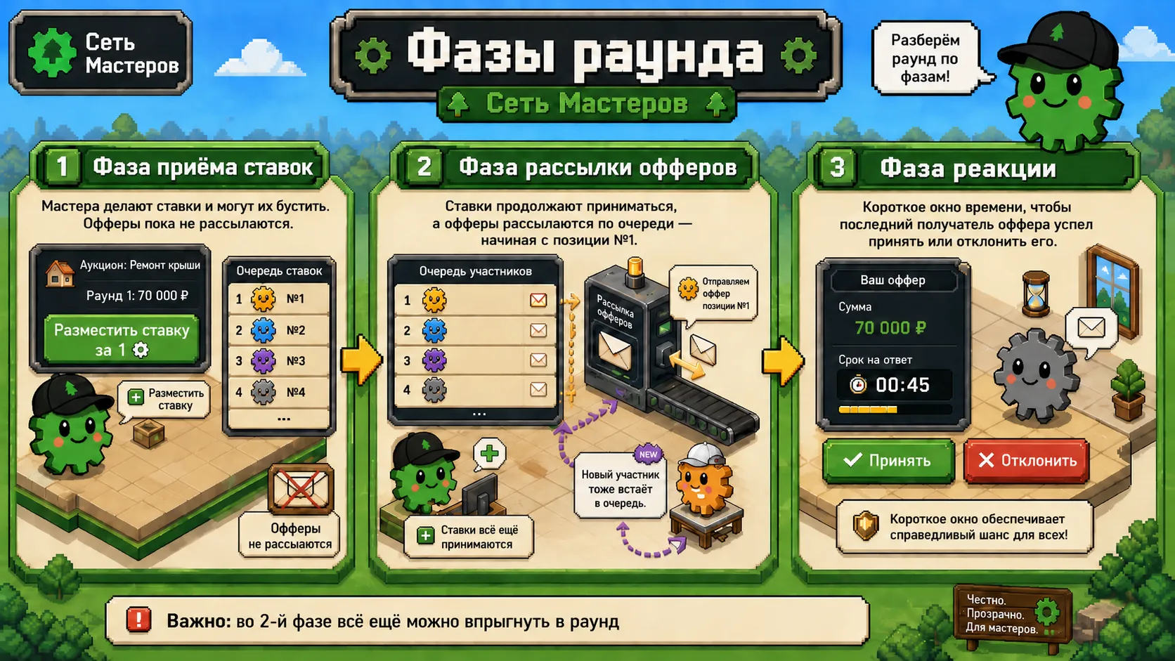 Фазы раунда