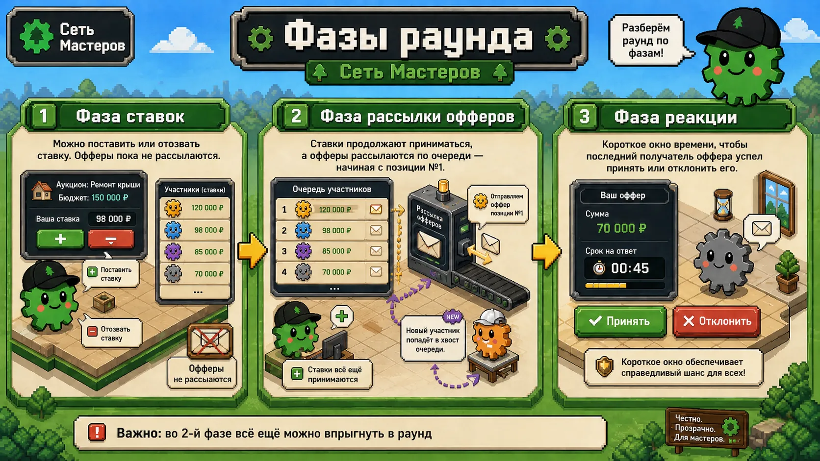 Фазы раунда