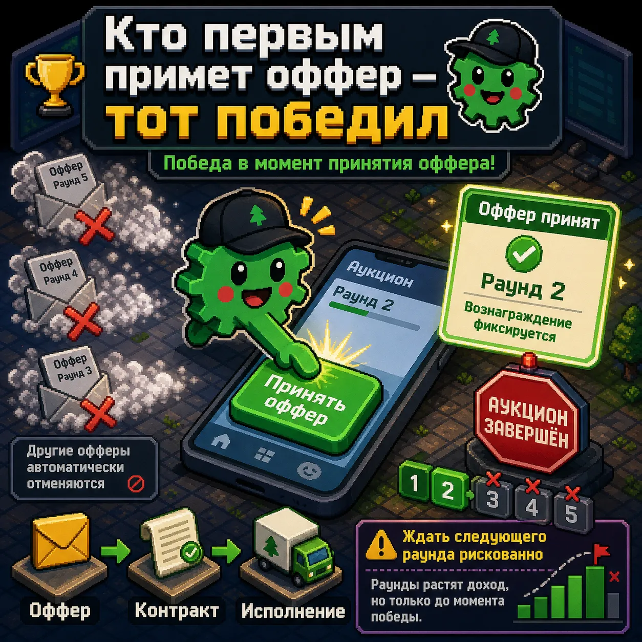 Победа в аукционе