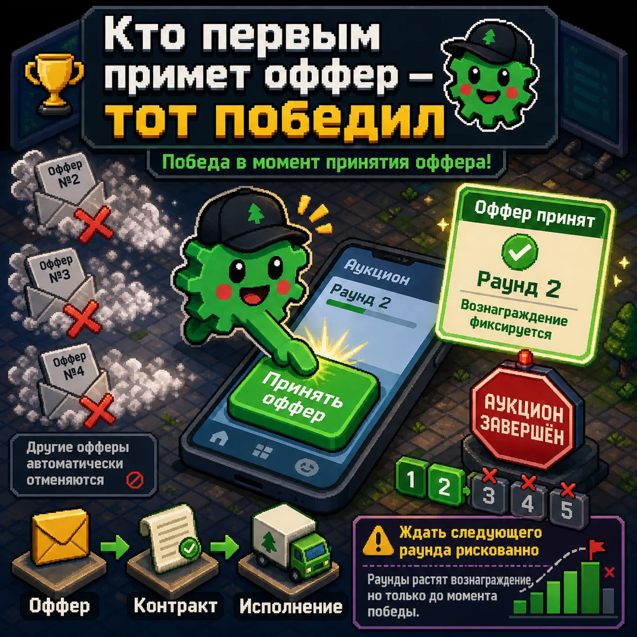 Победа в аукционе